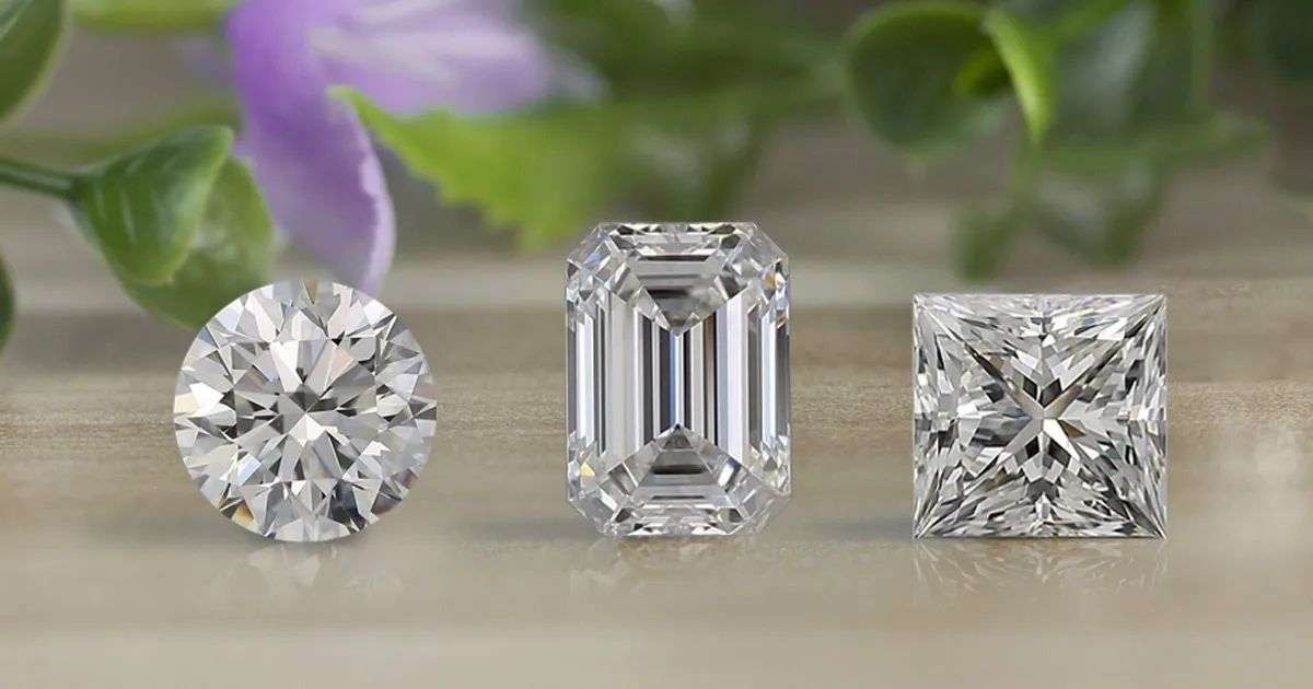 All shapes of diamonds